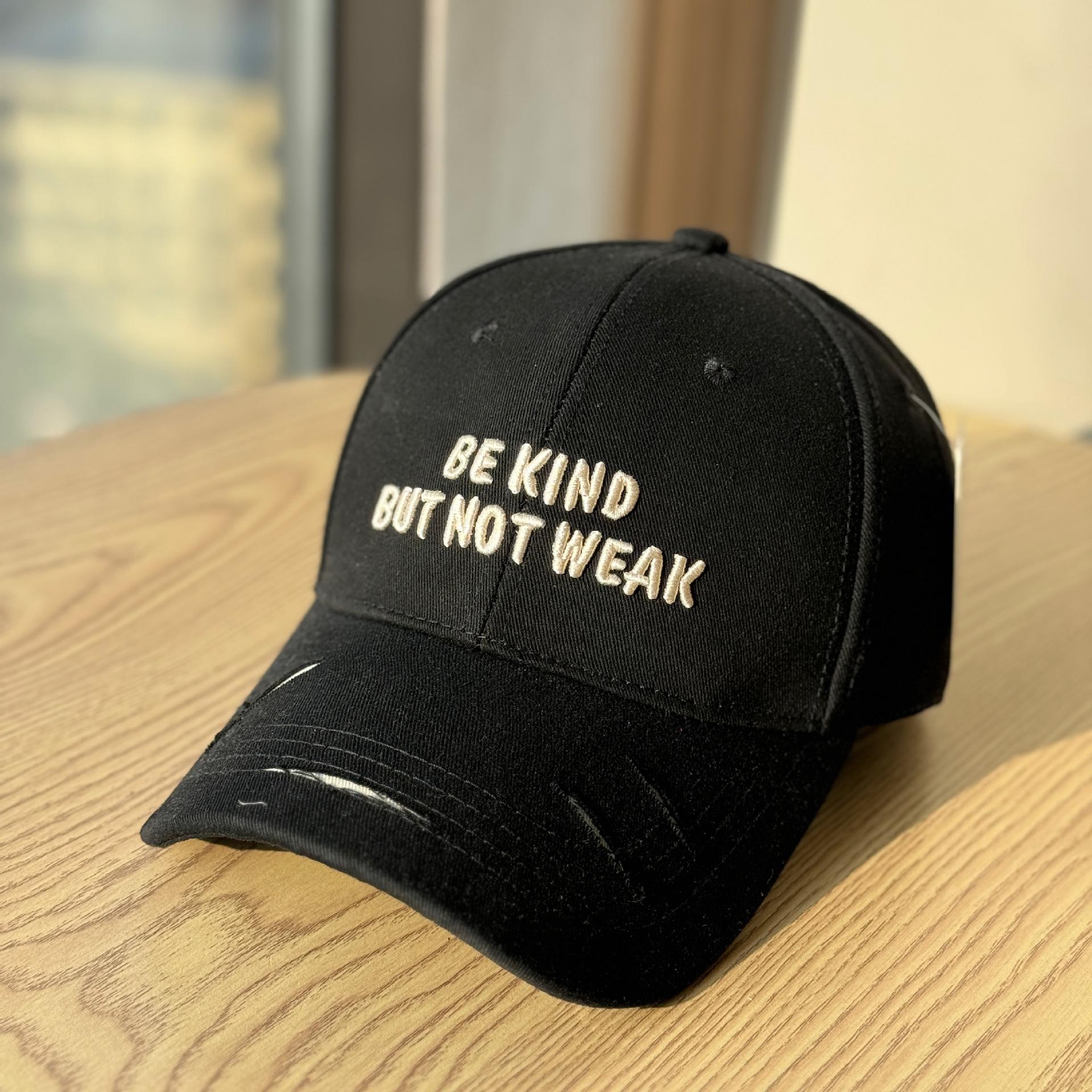 

High-quality new hard-top baseball cap with three-dimensional embroidered letters, makes the face look smaller, suitable for large head sizes, sun Adult54-60Adjustable чёрный