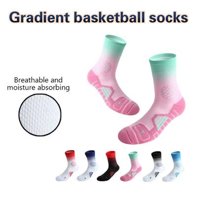 Fast-drying Basketball Football Socks Breathable Middle Stockings Rugby Sport Socks  Riding