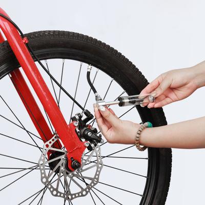Pompa da bicicletta trasparente Design pull-up ad alta pressione Pompa per pneumatici per bici da strada MTB portatile di dimensioni compatte e universale