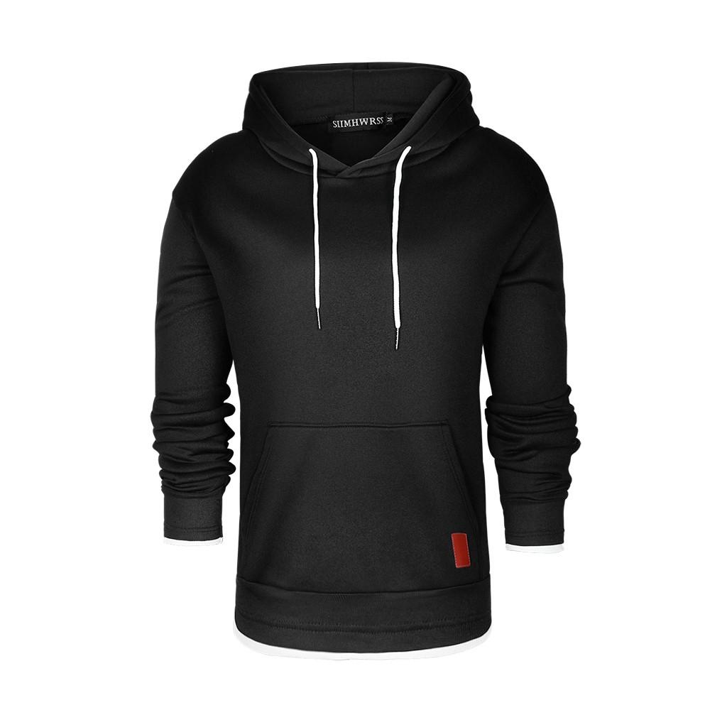 Men‘s Long Sleeve  Winter Casual Sweatshirt Hoodies Top Blouse Tracksuits