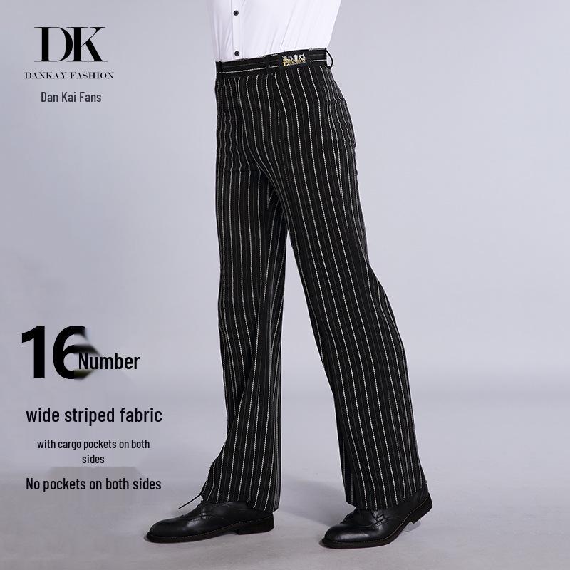 

Men s Striped Pants for Square Dance, Latin, and Ballroom Performance 31 inches/23.5