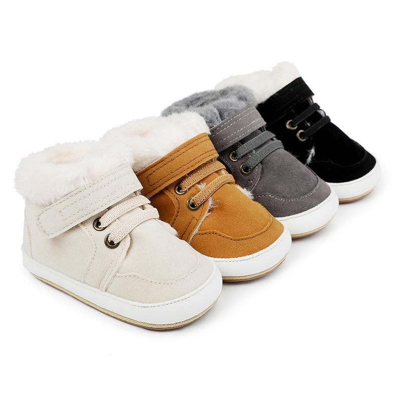 Aimele Winter Cotton Velcro Baby Prewalker Shoes (0-1 Year)