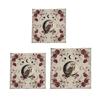 Tapis de Divination Carré pour Sorcellerie Nappe d'Autel Tapis de Jeu de Société pour Lecture de Tarots Nappe de Table Tapis de Jeu pour Tarots