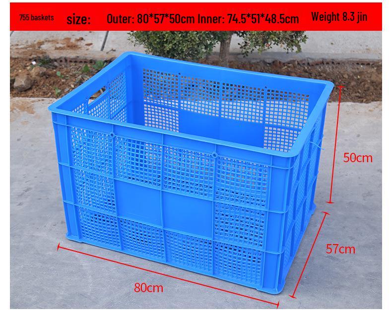 1-Meter Thickened Plastic Turnover Crate for Sorting Fresh Produce