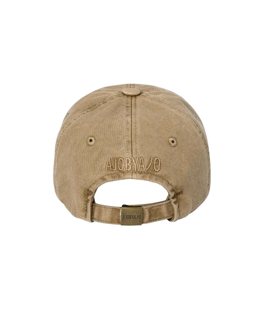 AJOBYAJO Wappen Washed Cap [Beige]