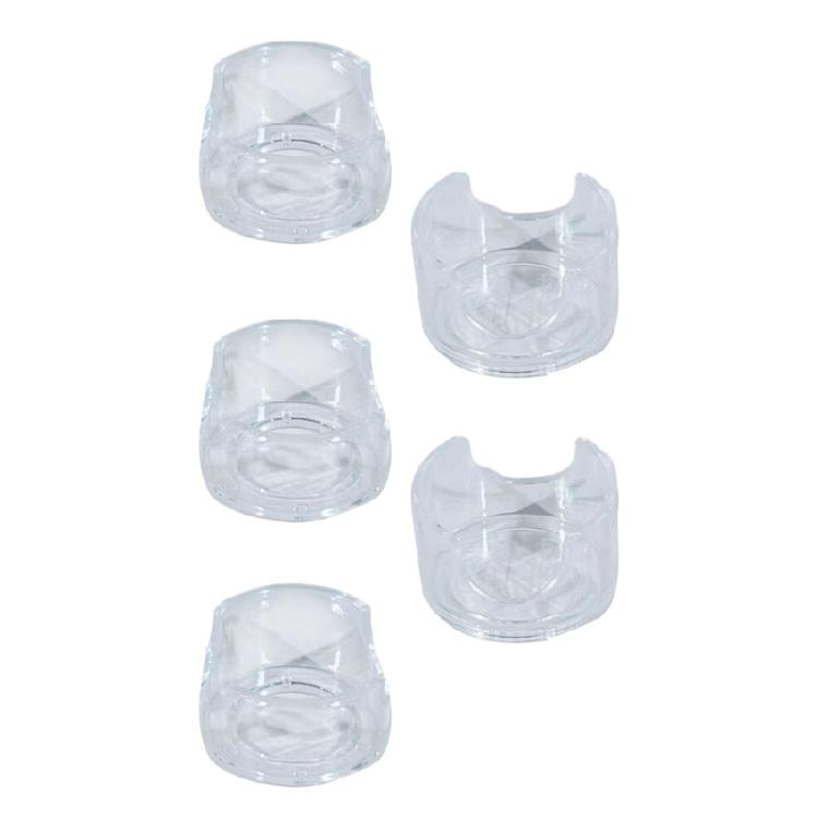 Clear Chalk Protections Box Portable Billiard Chalk Storage Case Plastic Billiard Chalk Powder Box Billiard Accessories