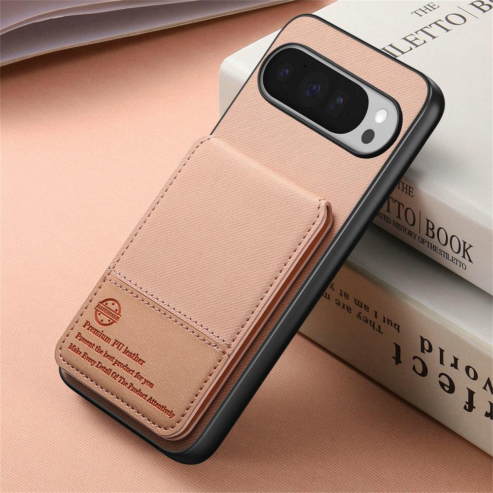 Portable Wallet Card Slot Leather Bracket Shockproof Case For Google Pixel 10 9 Pro XL 9 A Fall Prevention Durable Protect Cover