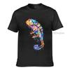 Chameleon Tshirt For Unisex Novelty Vaporwave T Shirt Summer Cotton Great Tshirt Gift Reptile Animal Tees