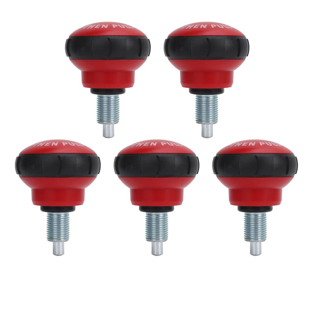 5Pcs Fitness Adjustment Knob Quick Release Spring Pull Pin Knob Replacement Part for Fitness Equipment Exercise Bike