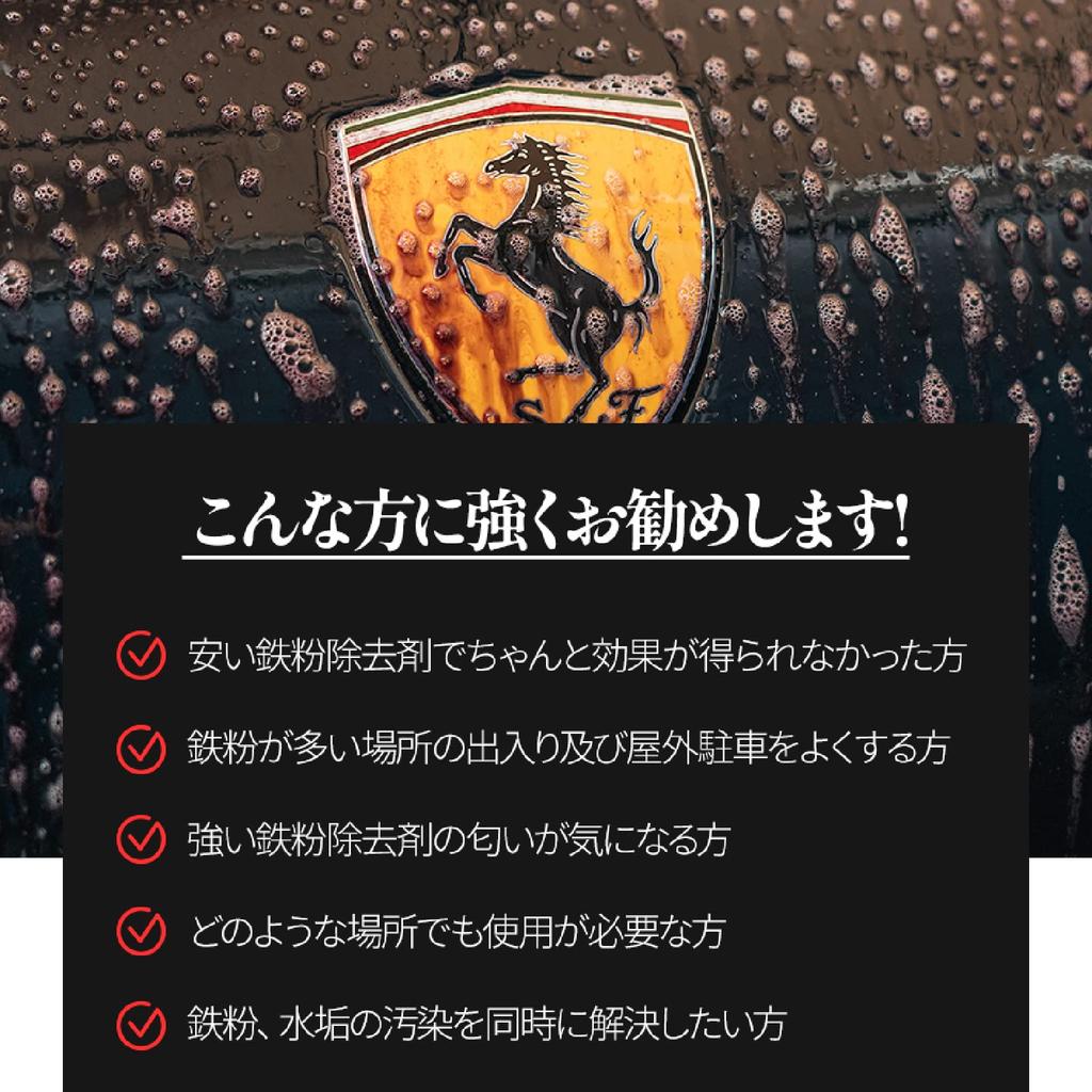 Labocosmetica SIDERO Iron Limescale for Car Washes & Remover, 500ml,