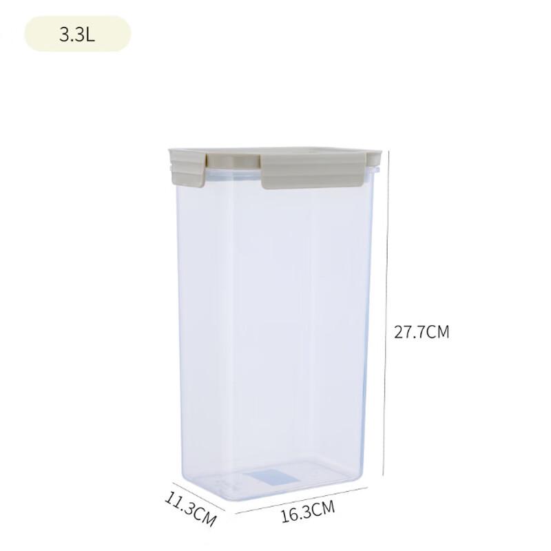 ZISIZ Transparent Plastic Food Storage Container