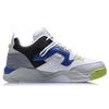 Li-Ning Synthetic Leather Shock Absorbing Non-Slip Wear-Resistant Supportive Mid-Top Retro Basketball Shoes Men Sneakers White Black Gray AGBR025-1
