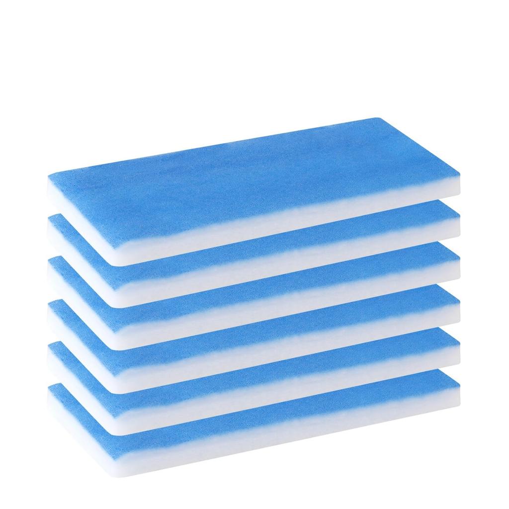 Anesty Paint Booth Filter, Hand-Replaceable, Dual-Layer Replacement Filter for DuoFan and Duo-Pro Paint Booths (Set of 6)