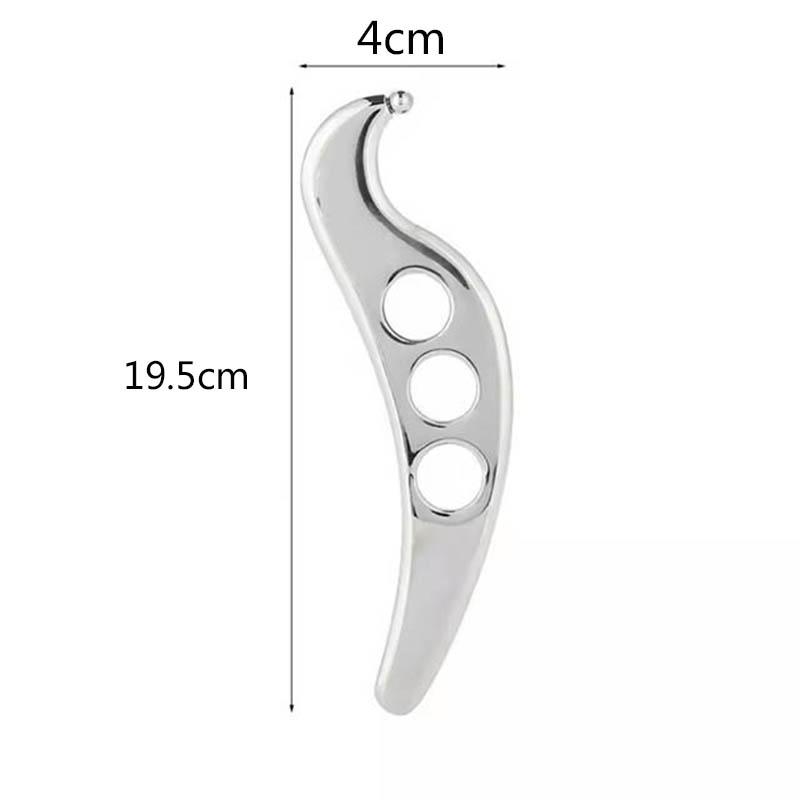 Professionelles Gua Sha Schabbrett aus Edelstahl für myofasziale Lösung und Schmerzlinderung Manuelles Massageinstrument