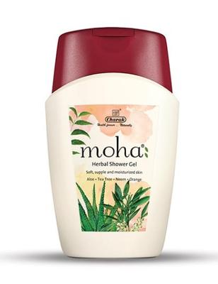 Sūnas: dušas želeja ar alveju, nīmu un apelsīnu (200 ml), Moha Herbal dušas želeja,