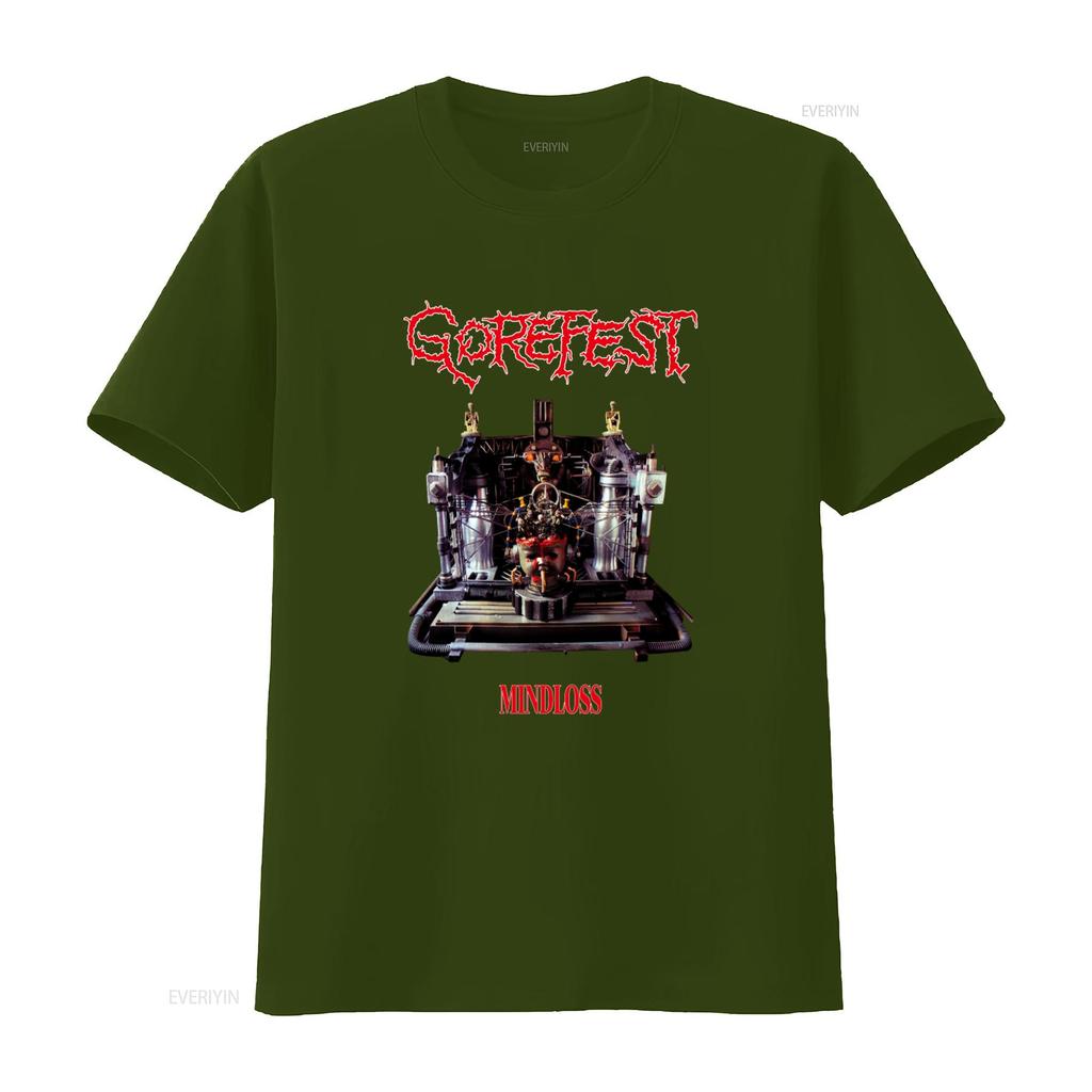 Gorefest Mindloss T-Shirt Neu DTG Erhältlich in allen Größen Vintage Herren Bequem Atmungsaktiv Leicht