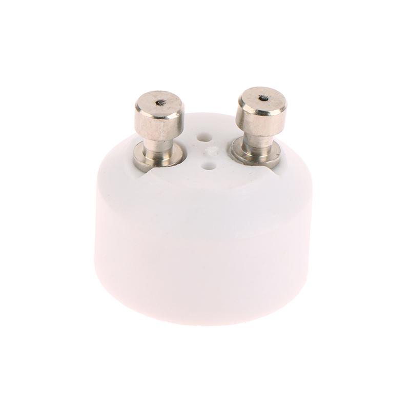 Gu10 auf MR16 Hochwertiger Keramiksockelsockel Halogen-LED-Glühbirne G4 Gu5.3 Gy6.35 Pin-Adapter Weißer Konverter Lampenfassung