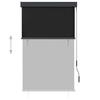 Vidaxl External Roller Blind, 100X250 Cm, Anthracite