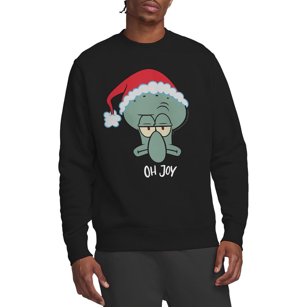 SpongeBob SquarePants Unisex Adult Joy Squidward Christmas Sweatshirt