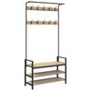 Coat Stand Sonoma Oak 95 X 34 X 184 Cm Particleboard