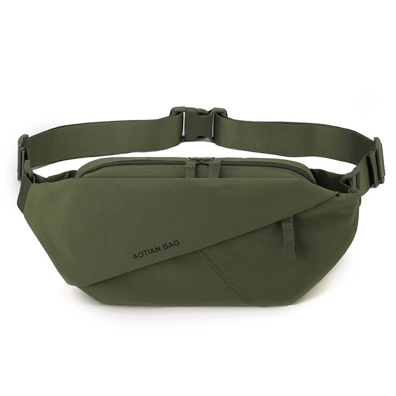 Large Capacity Outdoor Sling Bag – Waterproof Chest Waist Pack for Running Gym Hiking & Cycling Phone