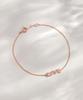 Mcel 14K Love Poem Initial Bracelet