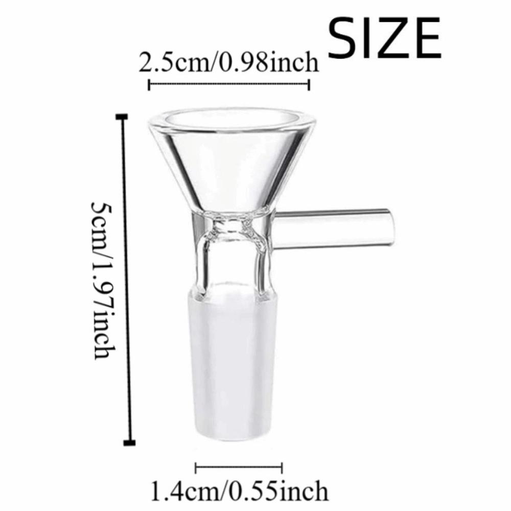 6 Stück Kompakter Glasfiltertrichter Mini Dreieckiger Saugfiltertrichter Einmachen