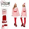 Buddy's Musical Christmas Elf Cosplay Costume For Adults Kids