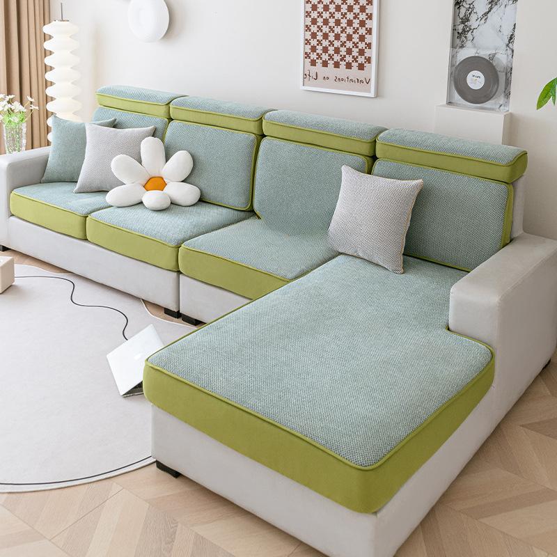 Stretch-Sofabezug, All-Inclusive-Universal-Anti-Rutsch-Sofakissenbezug, Bezug aus Stoff, Sofakissen, Sitzbezug, Vier Jahreszeiten, Universal