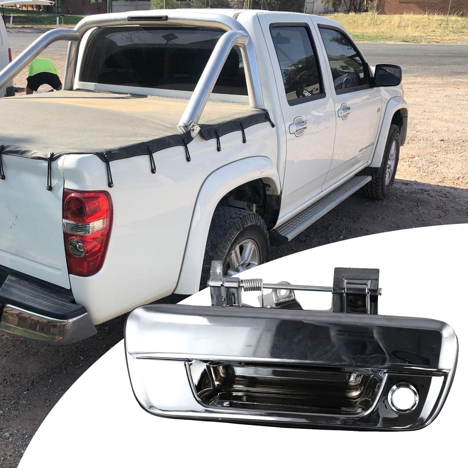 Replacement Handle Chrome Tailgate Handle Vehicle Maintenance Direct Replacement Part Weatherproof Design Durability Under Use China Mainland