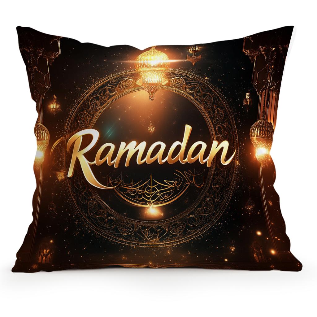 Ramadan Cushion Pillowcase Printed Polyester 40/45/50Cm Throw Pillowcover Decorative Sofa Cushion Pillowslip Home Decor