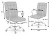 Benton Gray Leather Office Chair