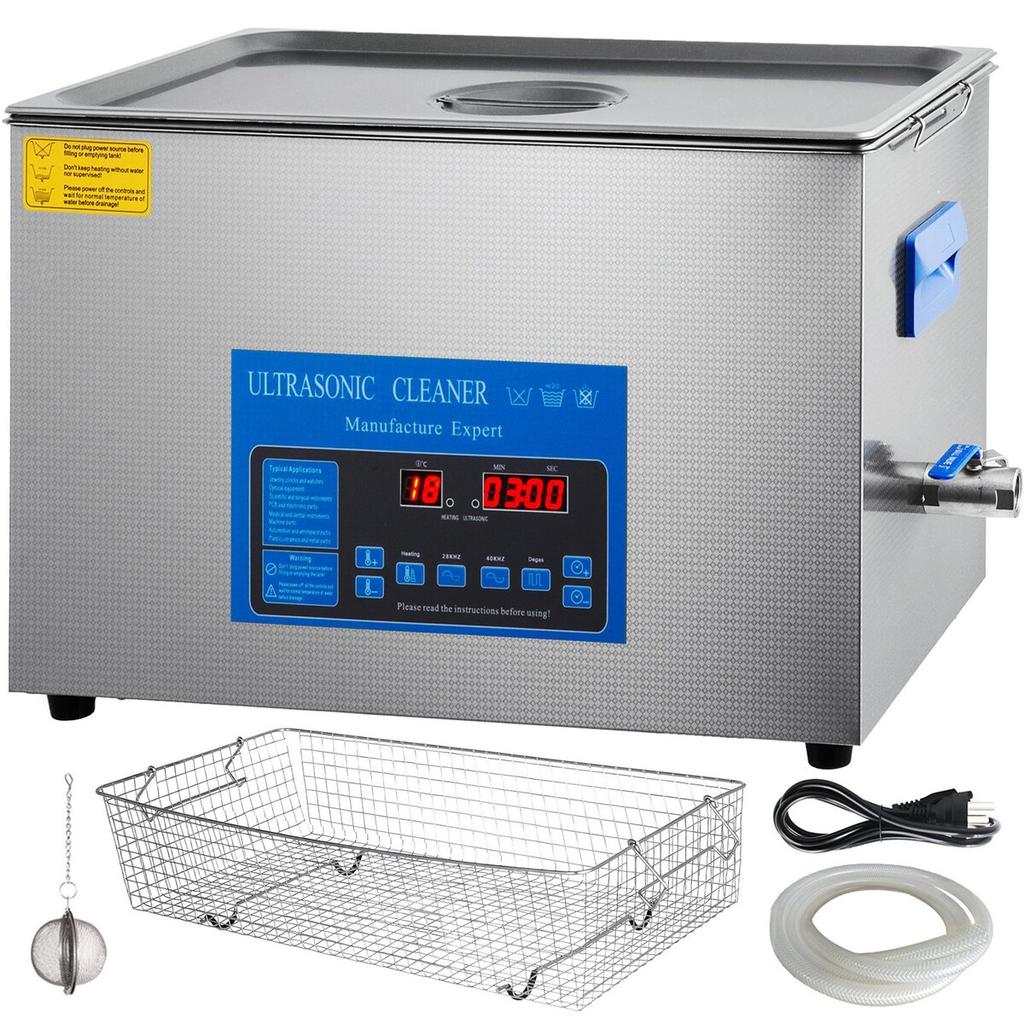 Dual Frequency 22L Ultrasonic Cleaner with Heater for Jewelry Eyeglass