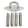Stainless Steel Ceiling Wall Mount Hook Heavy Duty Anchor Eye Plate for Boat Yoga Swings
