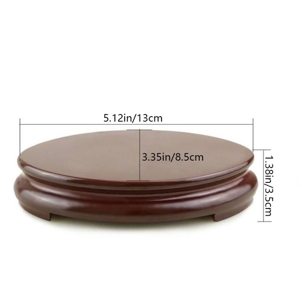

Solid Wood Temple Antique Home Decoration Stone Crafts Display Stand Teapot Base Vase Base Ornament