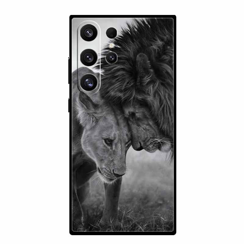 Animal Patterns Case For Samsung S26 S25 S24 Pro Phone Cover S23 FE S22 Plus Ultra Protector Bumper Galaxy S 25 Edge 26 24 23 22
