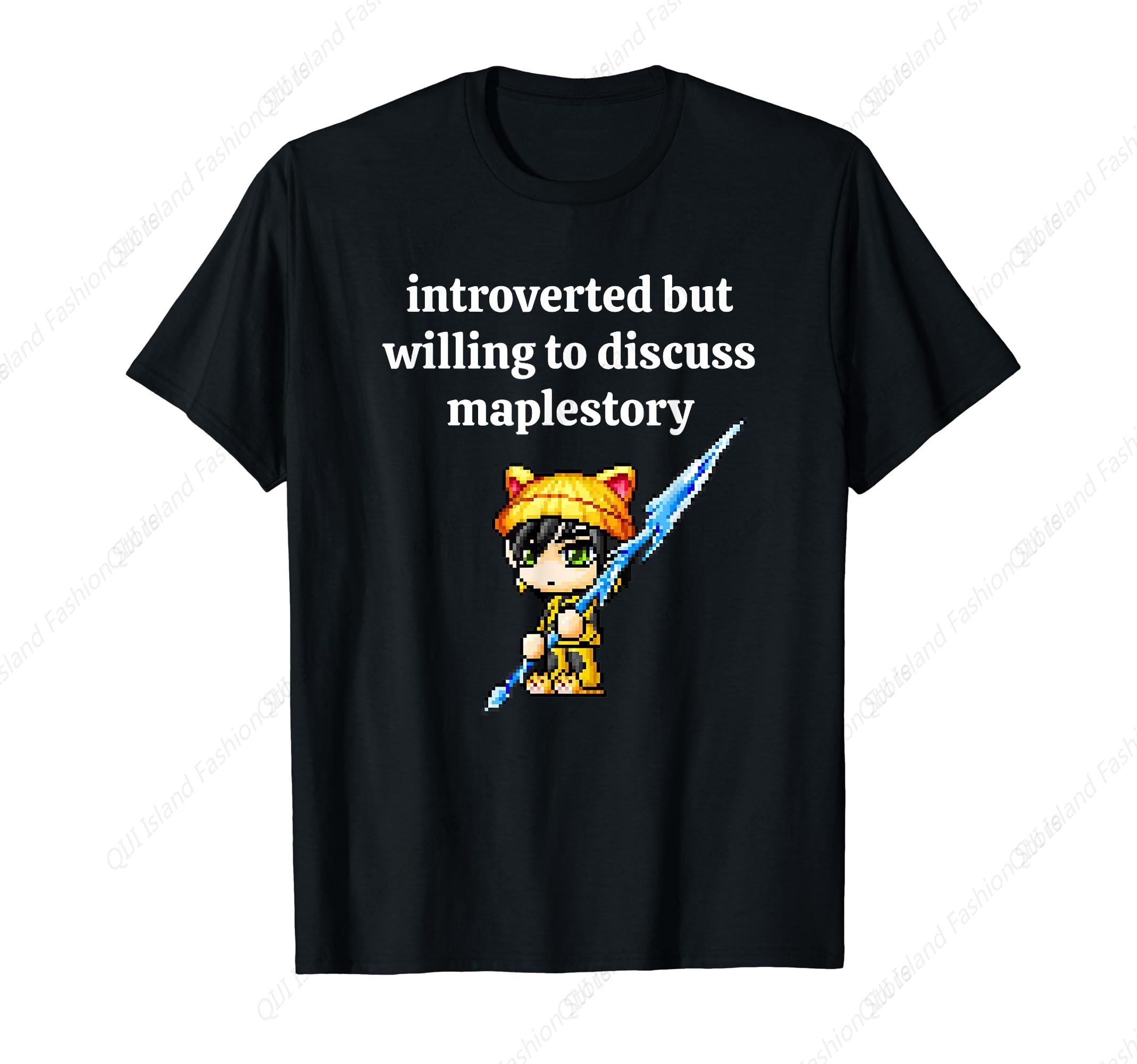 90s Kid Online MMORPG Gamer Nostalgia MapleStory Reboot Meme TShirt S
