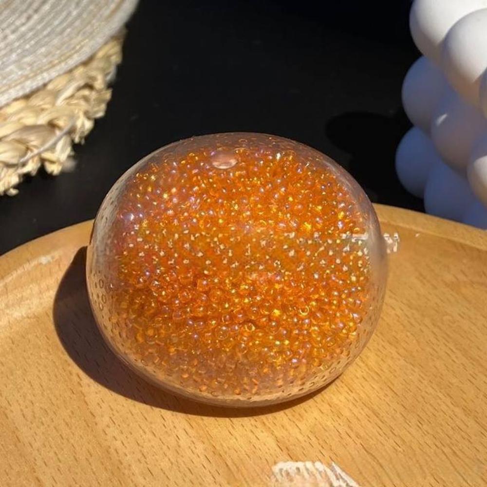 

Прозрачный мяч ручной работы игрушка для щипков эластичная игрушка с медленным отскоком игрушка-трюк подарок TPR хрустальный шар детский подарок оранжевый