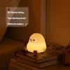 Novelty Penguin Nursery Night Light For Kids Room Rechargeable Sleeping Beside Night Lamp For Breastfeeding Toddler Decoration