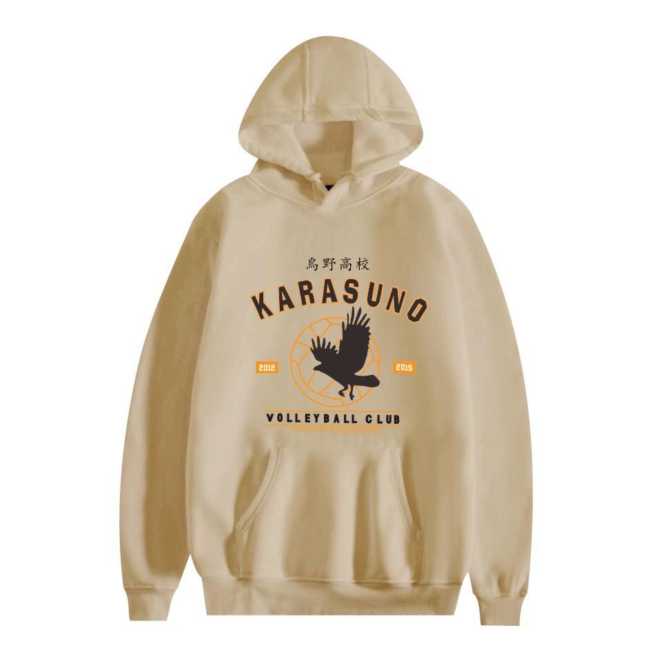 2025Fashion Trend Loose Volleyball Youth Cartoon Japanese Anime Print Loose Hoodie Sweatshirt for Men