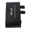 Small Stereo Audio Preamplifier 3 Output Ports Aluminum ABS Headphone Amplifier for Loudspeaker