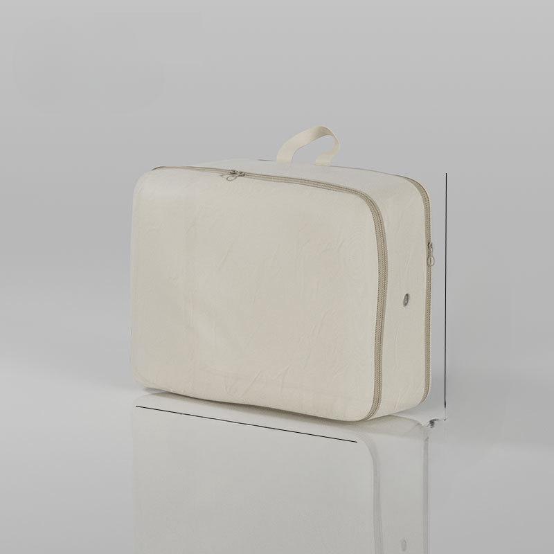 

Зимняя сумка для хранения одеял, компрессионная сумка, специальная сумка для хранения пуховиков, одеял, шелковых одеял, органайзер для хранения постельных принадлежностей medium 54 * 18 * 30 бежевый