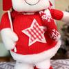 Santa Claus Christmas Telescopic Doll Standing Posture Snowman Elk Decoration  Wall Decoration