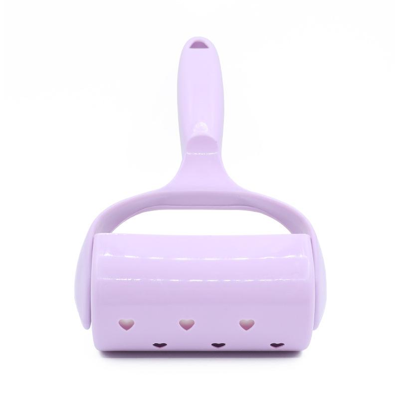 

T Detachable Sticky Hair Removal Cylinder Independently Produces Portable Sticky Clothes and Pet Sticky Hair Removal Roller фиолетовый