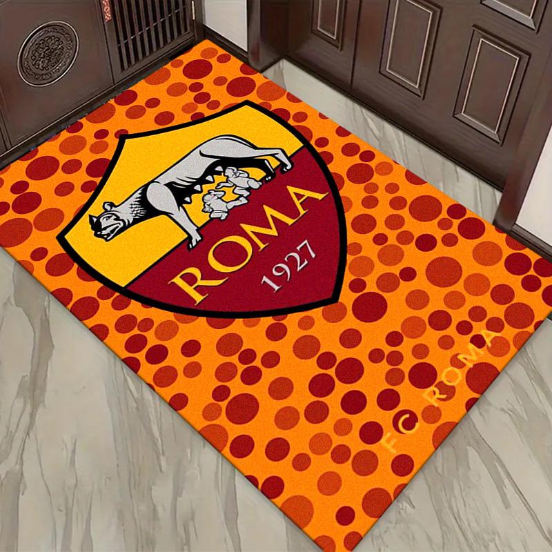 AS Roma Logo Carpet Rug for Living Room Bedroom Home Sofa Decoration,Kids Play Non-slip Floor Mat
