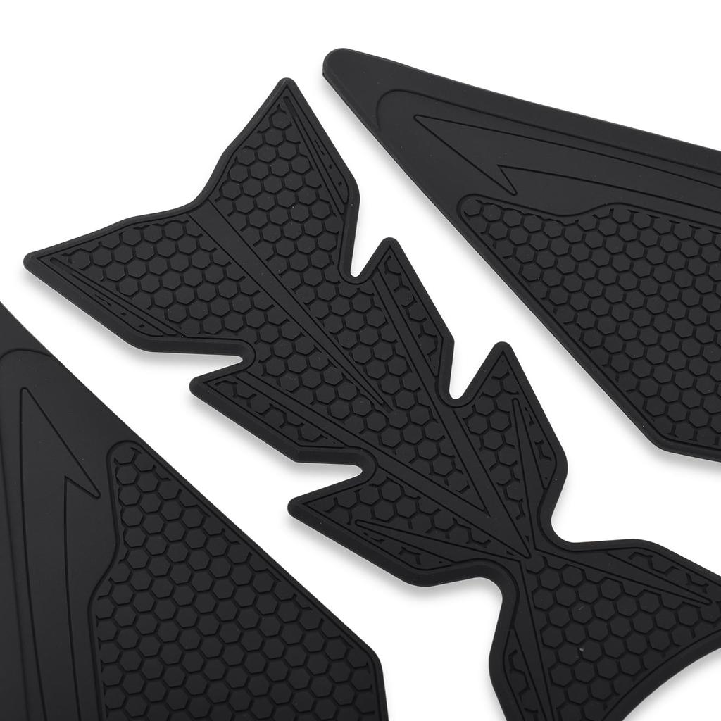 BYEMTTY 3D Traction Pad Tank Kit for Ninja 400 (2018-2024), Ninja 250 (2019-2024), Z250 (2019-2024), and Z400 (2018-2024) Tank Pad (Black)