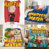 Cartoon MMartin MMorning Throw Flannel Throw Blanket Suitable for Sofa Living Room Bedroom