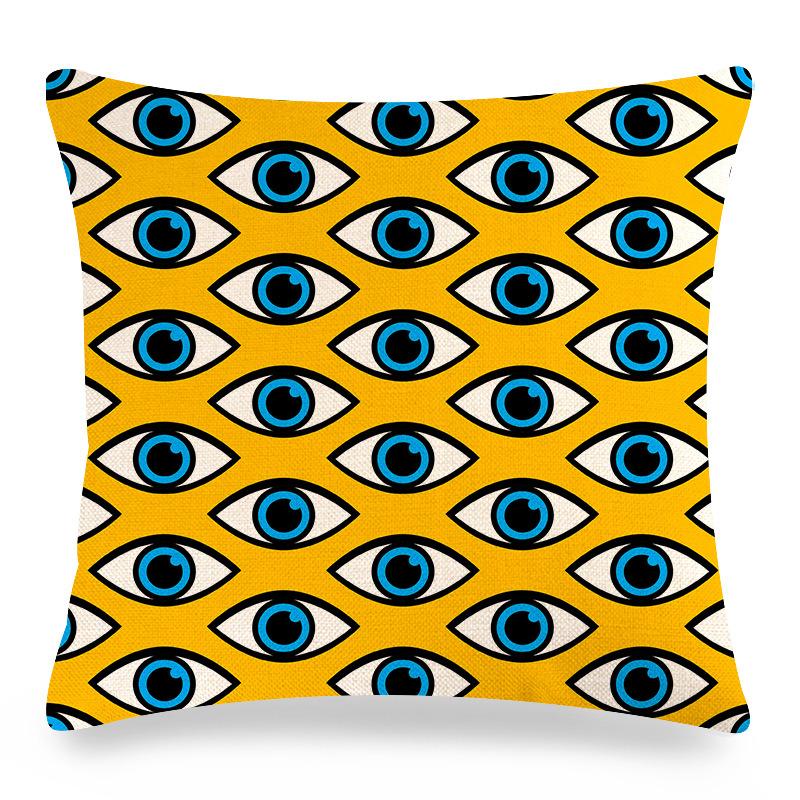 Home Decor Colorful Patterns Decorative Digital Print Pattern Cushion Cover Suitable for Sofa Bedroom Car Pillow Cover