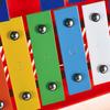 Seika Colorful Metallophone, 25 Notes, Musical Educational Material, Includes 2 Mallets, Orff Instruments (Red)