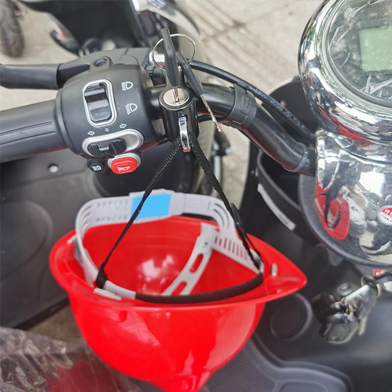Motorcycle Helmet Lock Alloy Anti-Theft Fixed Lock Multifunction Motorcross Bicycle Storage Holder Bracket Hook Moto